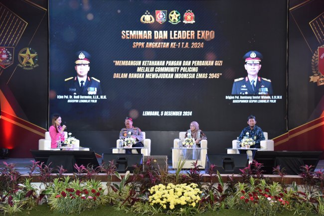 Seminar dan Leader Expo SPPK Angkatan ke-I, Membangun Ketahanan Pangan Melalui Community Policing