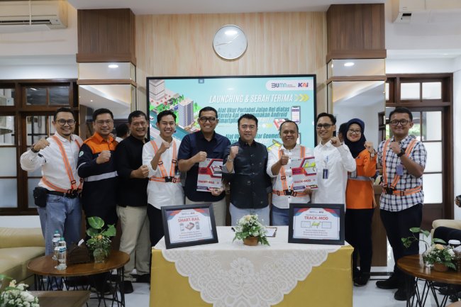 Upaya Peningkatan Keselamatan, KAI Luncurkan Track-Mod dan Smart Rail