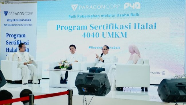 Rayakan 40 Berkiprah, ParagonCorp Fasilitasi Sertifikasi Halal Gratis untuk 4.040 UMKM   