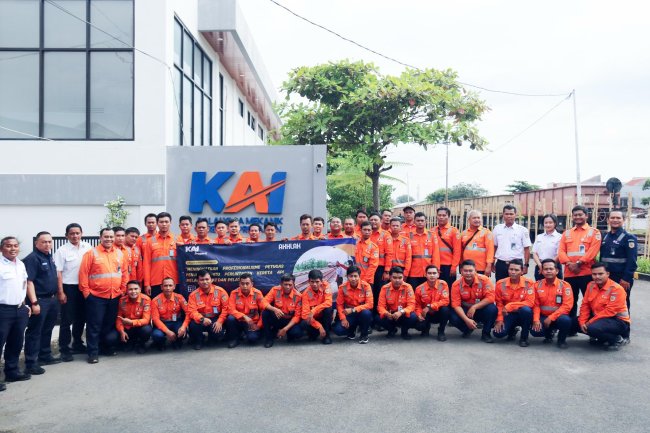 KAI Properti Beri Pelatihan PJL, Garda Terdepan Keselamatan Perlintasan KA