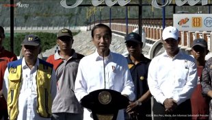 Telan Anggaran Rp1,4 Triliun, Jokowi Resmikan Bendungan Tiu Suntuk NTB