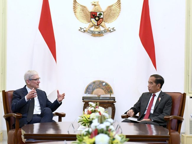 Jokowi Bertemu CEO Apple, Jajaki Peluang Pengembangan Manufaktur dan Investasi Teknologi