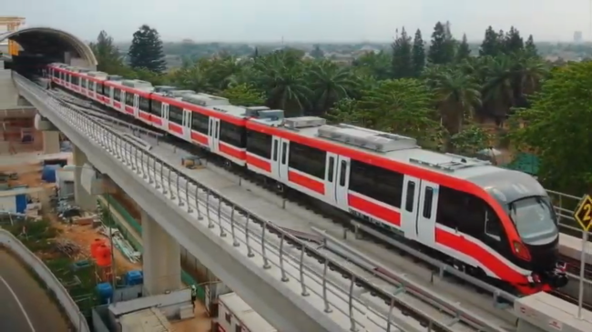 Pengadaan Lahan untuk Pembangunan LRT Jabodebek Capai Rp1,3 Triliun
