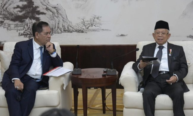 Ma'ruf Amin Apresiasi Mega Proyek Belt and Road Initiative Tiongkok