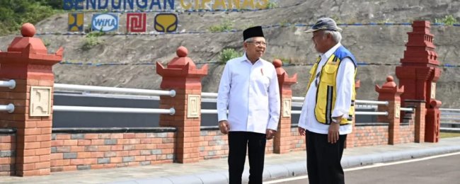Mar'uf Amin: Bendungan Cipanas Dongkrak Pertumbuhan Ekonomi Lokal