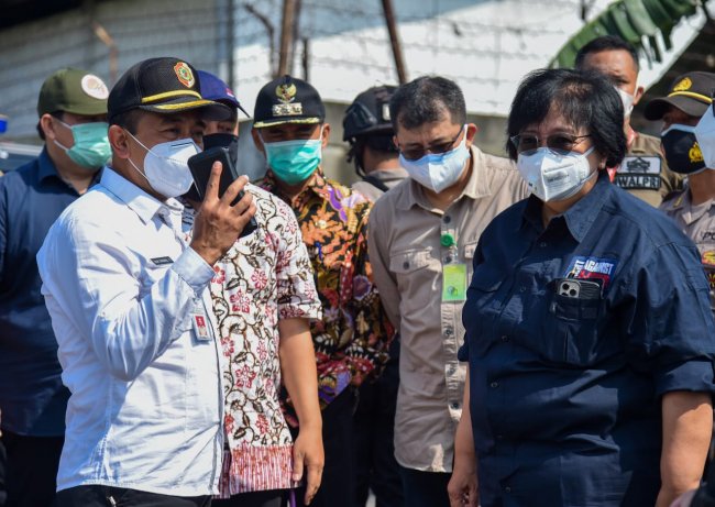 Menteri LHK Berikan Solusi  Persoalan Sampah Di Mojokerto