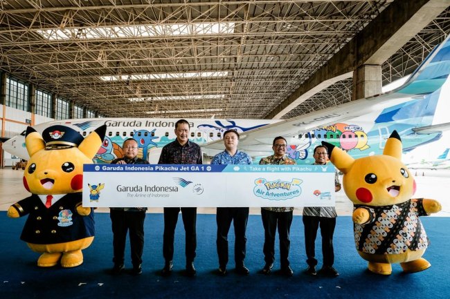 Kolaborasi Garuda dan Pokemon Hadirkan Pengalaman Terbang yang Unik ke Indonesia