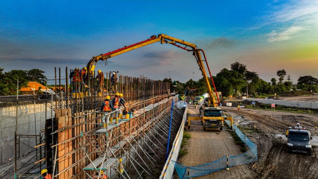 Progres Konstruksi Pembangunan Tol Probolinggo-Banyuwangi Tahap I Capai 35,84 persen