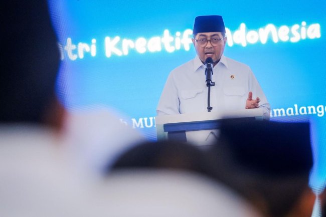 MenEkraf Ajak Santri Sebarkan Informasi Bahaya Judi Online Lewat Konten Digital