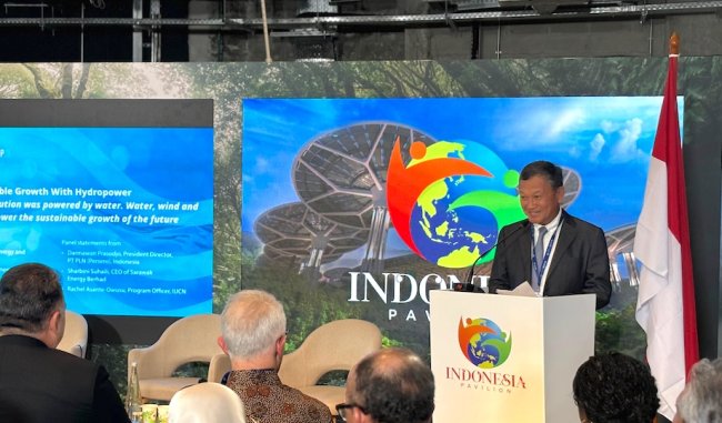 Luncurkan Bali Statement di COP 28, Menteri Arifin: Tenaga Hidro Tulang Punggung Ekonomi Rendah Karbon