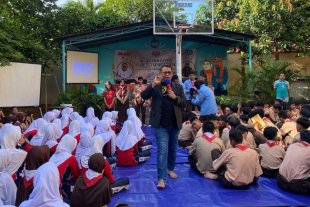 NGG AVP Jakarta Gandeng SMP 205 Siapkan Generasi Emas  Indonesia 2045