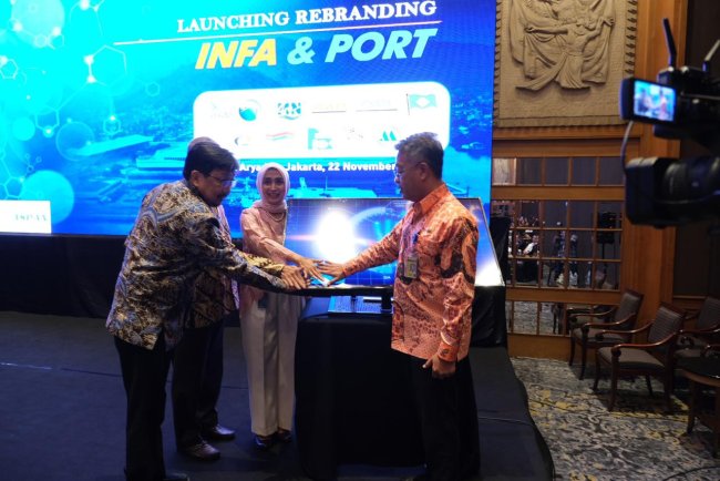 Perkuat Industri Penyeberangan dan Pelabuhan, ASDP Dukung Peluncuran Rebranding INFA & PORT