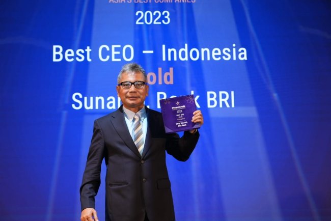 Bukukan Kinerja Terbaik, Sunarso Raih The Best CEO, BRI Borong 9 International Awards dari FinanceAsia