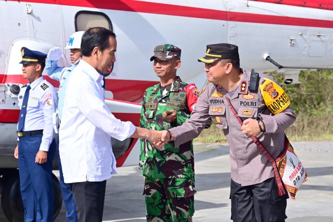 Kunjungan Kerja Presiden Jokowi ke Kabupaten Nagekeo Dikawal Pengamanan VVIP TNI – POLRI 