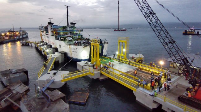 Ditingkatkan Jadi Moveable Bridge, Dermaga IV Gilimanuk Siap Beroperasi Layani Nataru 