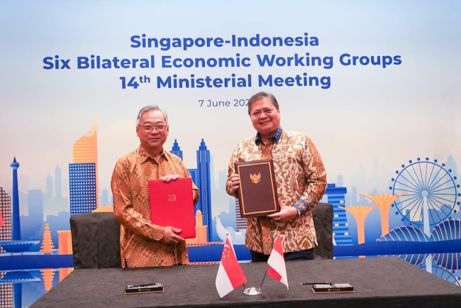 Menko Airlangga Bahas Kerja Sama Ekonomi dengan Tiga Pimpinan Tertinggi Singapura 