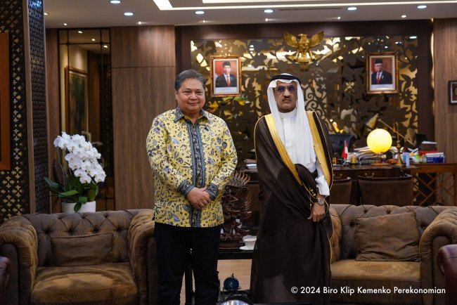 Menko Airlangga-Dubes Arab Saudi Sepakat Dorong Penguatan Kerja Sama Ekonomi dan Rencana Pembangunan Islamic Center Batam