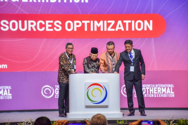 IIGCE 2023: Ma'ruf Amin Tekankan Perbaikan Kualitas Data Panas Bumi Untuk Tarik Investor