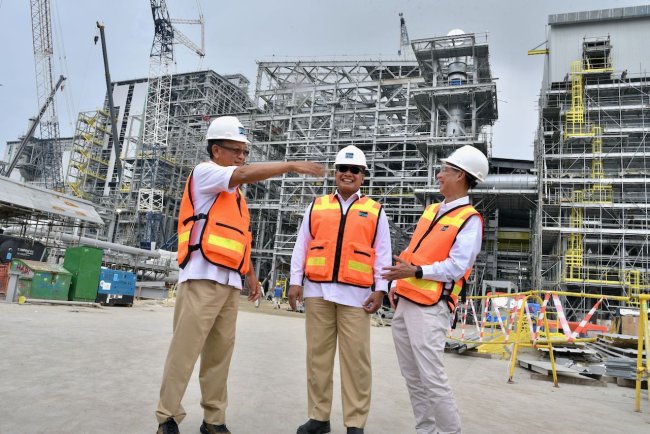 Menteri ESDM Pantau Progres Pembangunan Smelter PT Freeport Indonesia