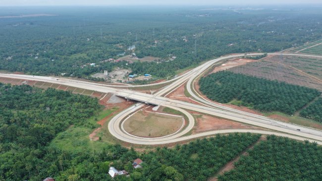 4 Tahun Terakhir, Pembangunan Jalan Tol Trans Sumatera Melesat Signifikan