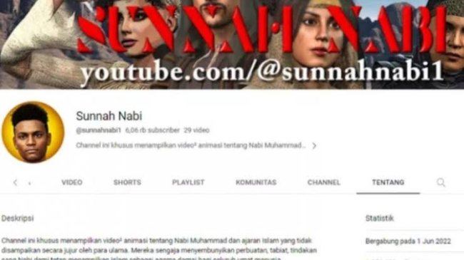 Bareskrim Buru Akun YouTube Sunnah Nabi yang Lecehkan Nabi Muhammad SAW