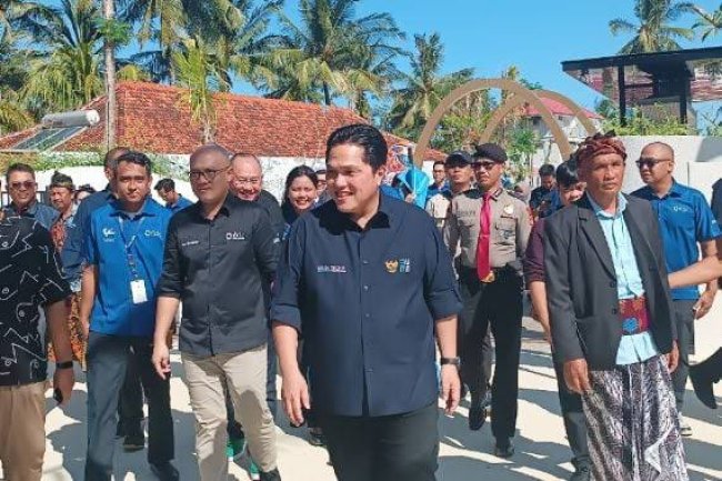 Menteri Erick Resmikan Tiga Proyek Pendukung Pariwisata di Kawasan KEK Mandalika