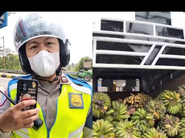 Viral Cegat Mobil Dicurigai Bawa Narkoba Ternyata Isinya Pisang, Begini Penjelasan Satlantas Polrestabes Palembang