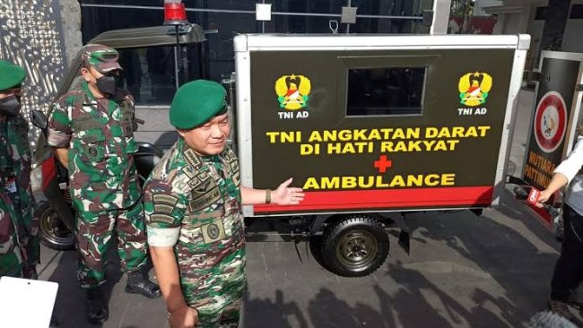 Komisi I DPR Dukung dan Apresiasi Inisiatif KSAD Dudung Luncurkan Sepeda Motor Ambulance dan Motor BATAKS Tanggap Kesehatan Stunting 