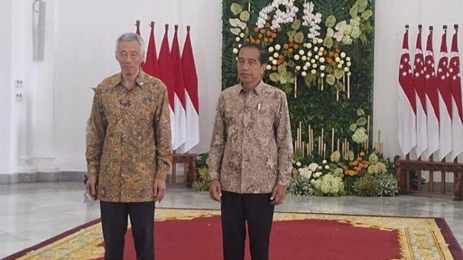 Bertemu PM Singapura, Presiden Jokowi Bahas Politik Pertahanan hingga Investasi IKN