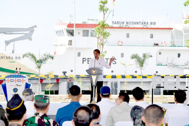Tingkatkan Mobilitas dan Ekonomi di Sulteng, Jokowi Resmikan Rehabilitasi Pelabuhan Wani dan Pantoloan