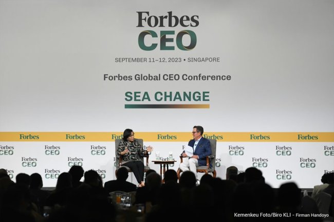 Forbes Global CEO Conference, Sri Mulyani Bahas Situasi Ekonomi Terkini hingga AI