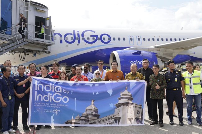 Kemenparekraf Dukung Penerbangan Perdana IndiGo Airlines Rute Bangalore - Denpasar