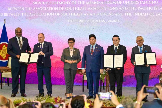 ASEAN Pererat Kerja Sama dengan IORA dan PIF
