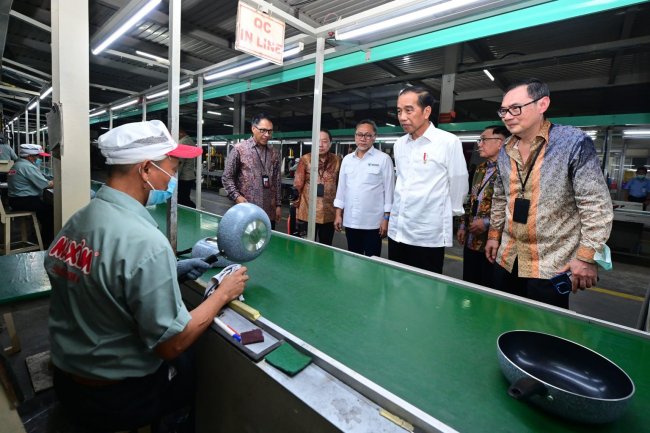 Jokowi Acungi Jempol Maspion Pertahankan Produk Dalam Negeri