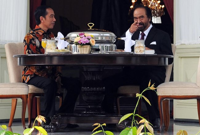 Jawaban Surya Paloh Saat Ditanya Jokowi Siapa Cawapres Anies