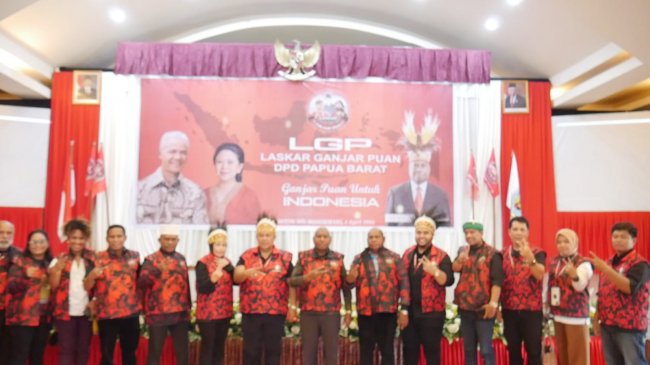 2024, Papua Barat  Total Dukung Ganjar Dan Puan 
