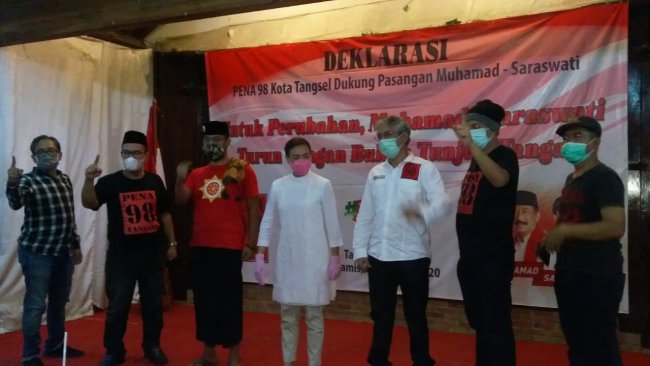 Aktivis 98 Siap Door to Door untuk Menangkan Pasangan Muhammad-Saraswati di Pilwalkot Tangsel