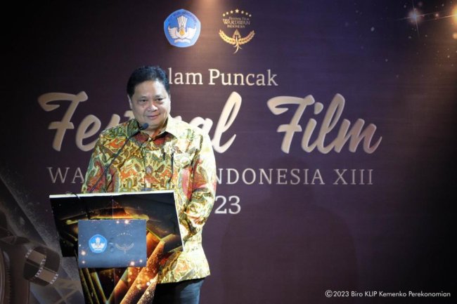 FFWI 2023, Menko Airlangga: Kreativitas Jadi Nilai Tambah Tertinggi Dunia Hiburan
