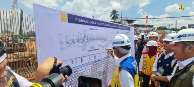 Flyover Sekip Ujung Palembang Ditargetkan Rampung Februari 2024