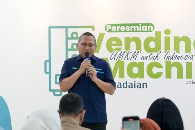 Dukung UMKM Naik Kelas, Pegadaian Resmikan Vending Machine UMKM