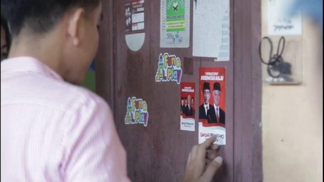 Serahkan Soal Penempelan Stiker Ganjar ke Bawaslu, Gibran: yang Melakukan Kader PDIP seIndonesia