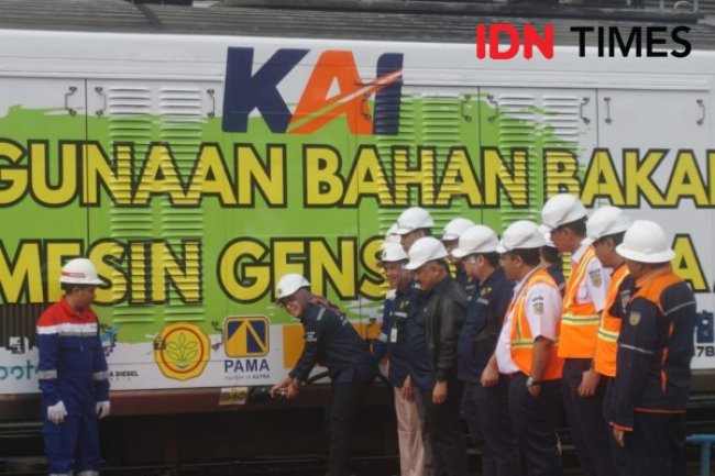 ESDM Uji Coba Perdana Penerapan B40 untuk Kereta Api