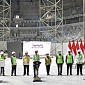 Dampingi Jokowi di Seremoni Penutupan Atap Stadion Indoor GBK, Erick Thohir: Pertama dan Terbesar di Indonesia
