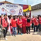 Hj. Laili Affidah, S.Hum, MM, Bacaleg Partai PSI  Secara  Resmi  Daftar ke KPUD Sidoarjo