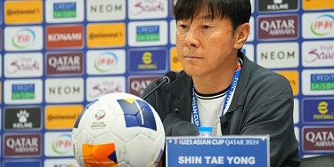 Shin Tae-yong Optimistis Garuda Muda Lolos Olimpiade Paris