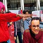 Aksi Teatrikal Mirip Pesulap Merah, Aktivis Minta KPK Tak Takut Intervensi Para Pembela Dugaan Korupsi Formula E