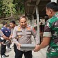 Polri dan TNI Sinergi Bantu Warga Terdampak Gempa Bantul