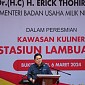Kawasan Kuliner Stasiun Lambuang Bukittinggi Beroperasi, Erick Thohir: Sinergi Elok BUMN dan Pemerintah Setempat Bantu Pelaku UMKM