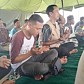 LPB MUI, Indonesia Care dan MDMC Gelar Sholat Jum'at Perdana di Masjid Darurat Khadimul Ummah Cianjur