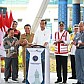 Pj Gubernur Banten Al Muktabar Dampingi Presiden Jokowi Resmikan Terminal Pakupatan Kota Serang